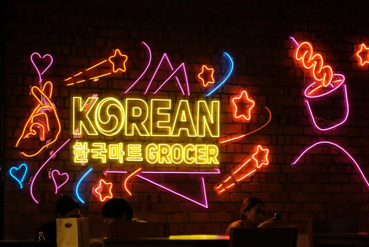 Neon Signs on the Wall